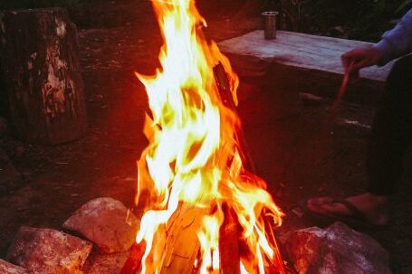 Camping - Photo of Bonfire