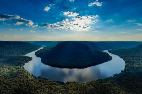 Tennessee River - Aerial of Photo of Forest and Body of Water